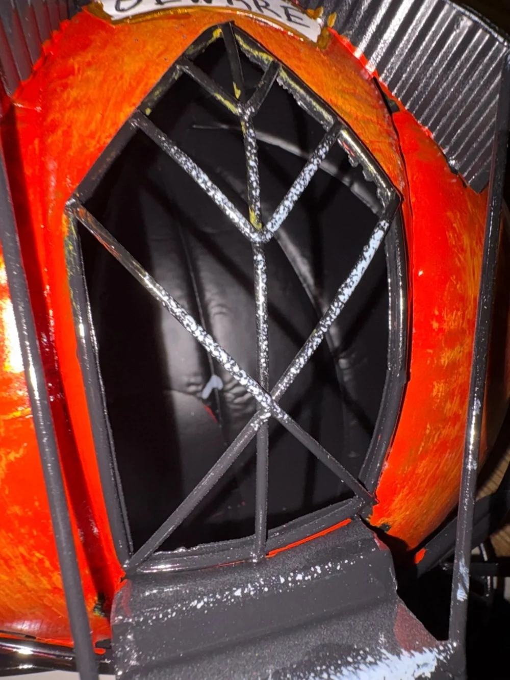 ZAERLTD ONLY ONE ON POSH- METAL PUMPKIN LIGHT UP ON CARRIAGE